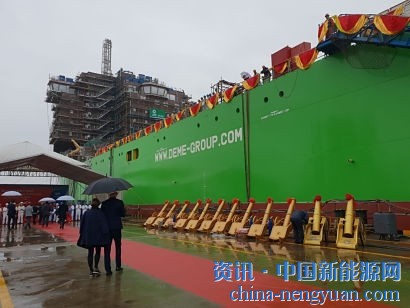DEME集团在中国推出新型海上风电安装船“猎户座”