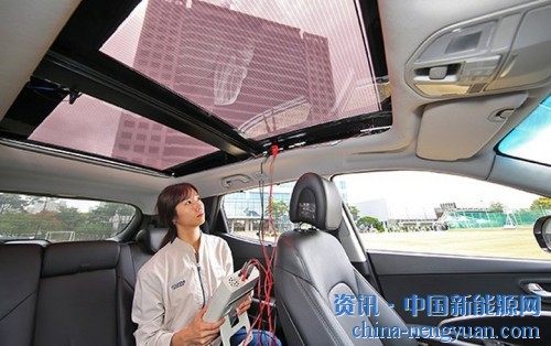 现代起亚推出了太阳能车顶充电系统